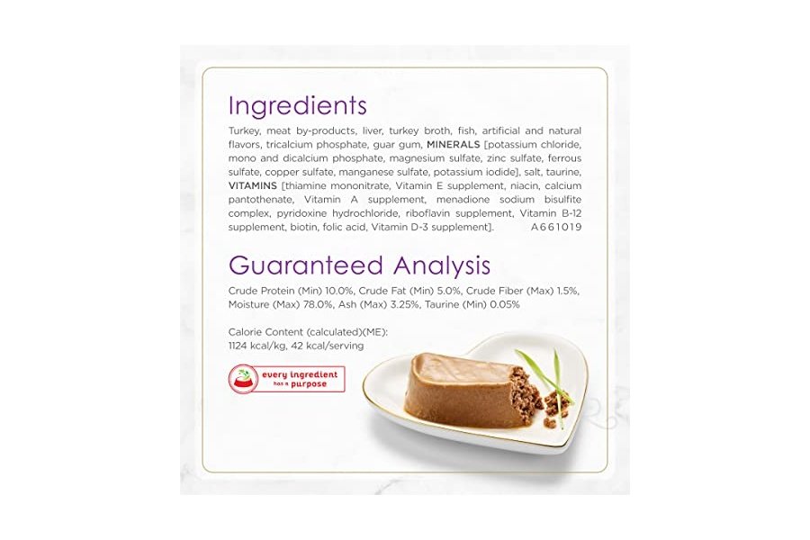 Alimento húmedo para gatos Purina Fancy Feast Gourmet Paté, Petites Tender Turkey Entree - (Paquete de 12) Envases de 75 g - Image 5