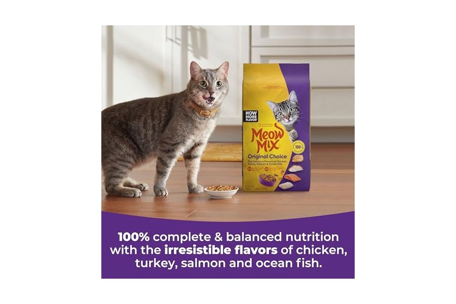 Alimento seco para gatos Meow Mix Original Choice, bolsa de 2.9 kg - Image 6
