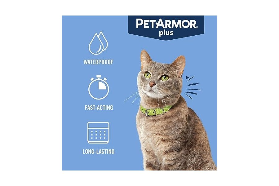 PetArmor Plus - Prevención de pulgas y garrapatas para gatos, tratamiento contra pulgas y garrapatas, 3 dosis, tópico resistente al agua, de acción rápida, para gatos de más de 700 g - Image 8