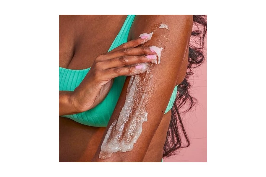 Exfoliante de azúcar y karité Tree Hut con mango tropical, 18 oz, ultra hidratante y exfoliante para un cuidado corporal nutritivo y esencial. - Image 10
