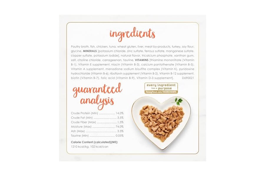 Comida húmeda para gatos Purina Fancy Feast con pollo y atún en hojuelas - (Paquete de 24) Latas de 85 g - Image 7