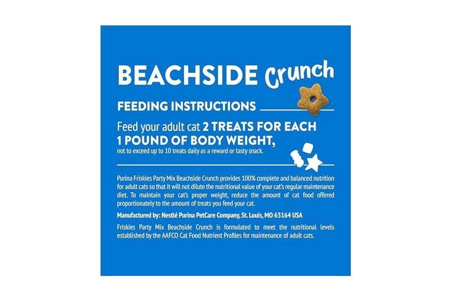 Premios para gatos Purina Friskies, mezcla para fiestas Beachside Crunch - Bolsa de 894 g - Image 9