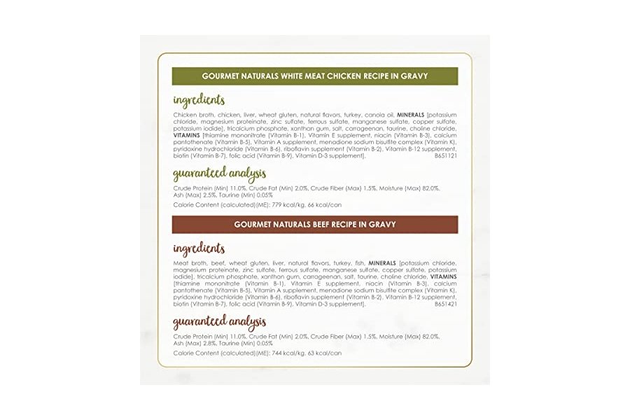 Alimento húmedo para gatos Purina Fancy Feast, paquete variado, colección Gourmet Naturals de aves y res - (paquete de 30) latas de 85 g - Image 7