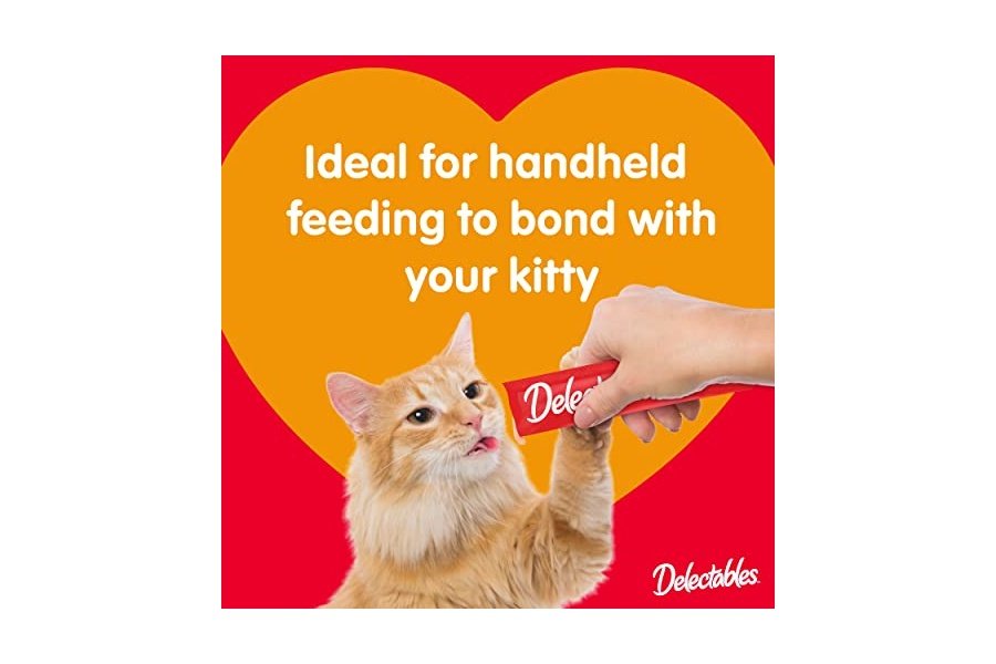 Paquete variado Delectables Squeeze Up, puré cremoso exprimible, premios húmedos para lamer para gatos, sin cereales, sin rellenos, subproductos ni conservantes añadidos, tubo de 0.5 onzas, 72 tubos en total - Image 8