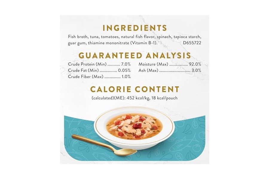 Alimento húmedo para gatos Purina Fancy Feast para lamer, complemento clásico de caldo con atún y verduras - (paquete de 16) sobres de 45 g - Image 7