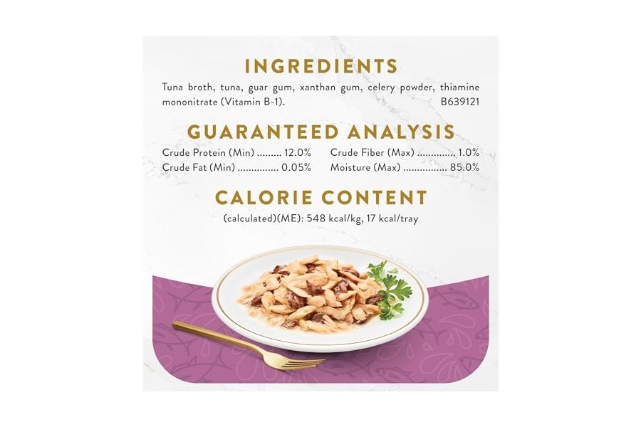 Alimento para gatos Purina Fancy Feast Appetizers sin cereales, Tongol en copos de atún, para lamer - (Paquete de 10) Bandejas de 30 g - Image 5