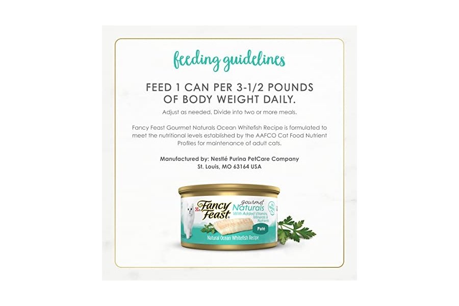 Alimento húmedo para gatos Purina Fancy Feast, receta de pescado blanco del océano, paquete de 12 latas de 85 g - Image 7