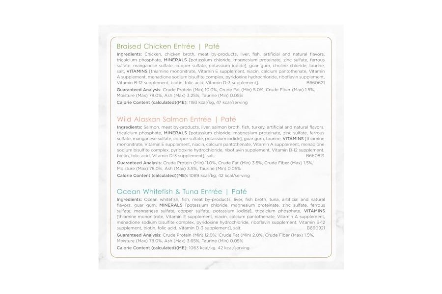 Alimento húmedo para gatos Purina Fancy Feast Gourmet, paquete variado, colección Petites Pate, envases desmoldables, 48 ​​raciones - (Paquete de 24) envases de 76 g - Image 6