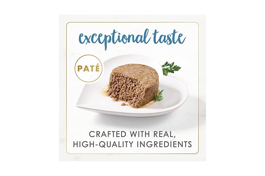 Alimento húmedo para gatos Purina Fancy Feast sin cereales, receta de trucha y atún Gourmet Naturals - (paquete de 12) latas de 85 g - Image 2