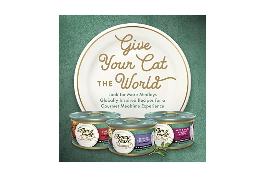 Alimento húmedo para gatos Purina Fancy Feast Medleys Poultry Collection, paquete variado (paquete de 30) latas de 85 g - Image 8