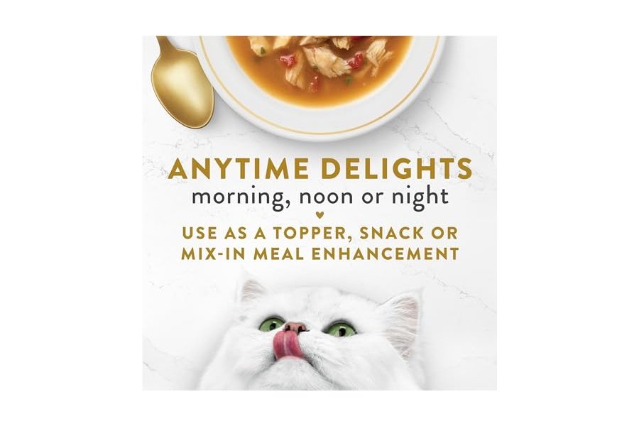 Alimento húmedo para gatos Purina Fancy Feast para lamer, con caldo, bisque de mariscos y toques de cangrejo real - (paquete de 16) sobres de 45 g - Image 4