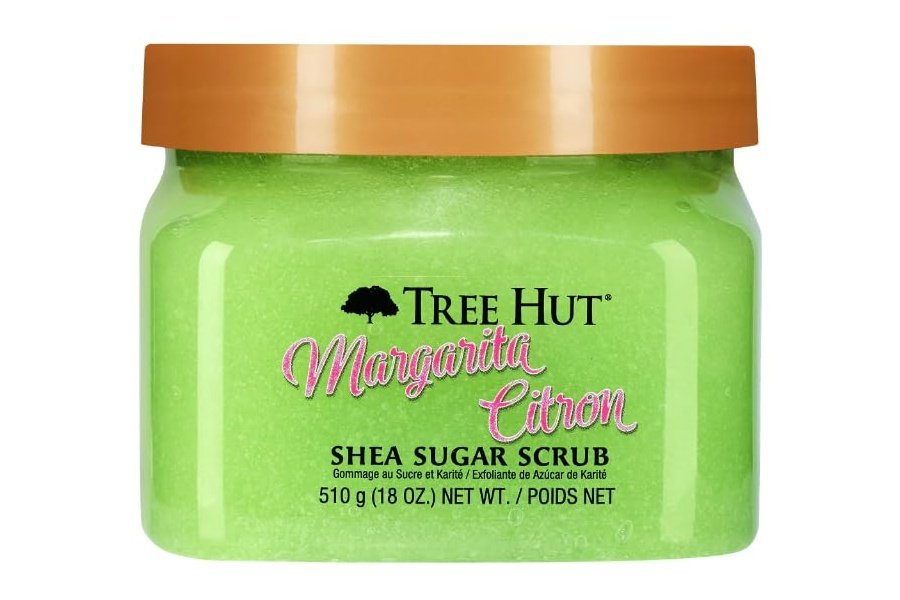 Exfoliante corporal exfoliante con margarita, cidra y azúcar de karité Tree Hut | Elimina la piel muerta y seca para una sensación suave e hidratada | Cuidado corporal esencial nutritivo | 18 fl oz. - Image 2