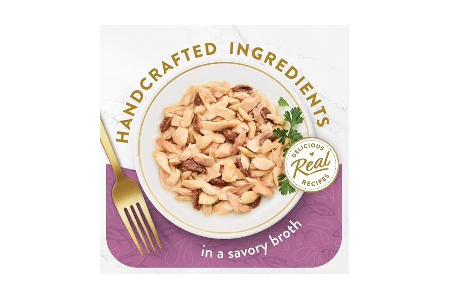 Alimento para gatos Purina Fancy Feast Appetizers sin cereales, Tongol en copos de atún, para lamer - (Paquete de 10) Bandejas de 30 g - Image 2