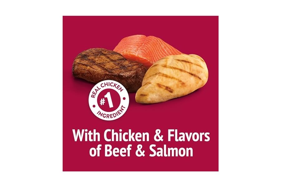 Premios para gatos Purina Friskies, Mix de fiesta, sabor a parrilla crujiente - (Paquete de 6) Bolsas de 170 g - Image 3