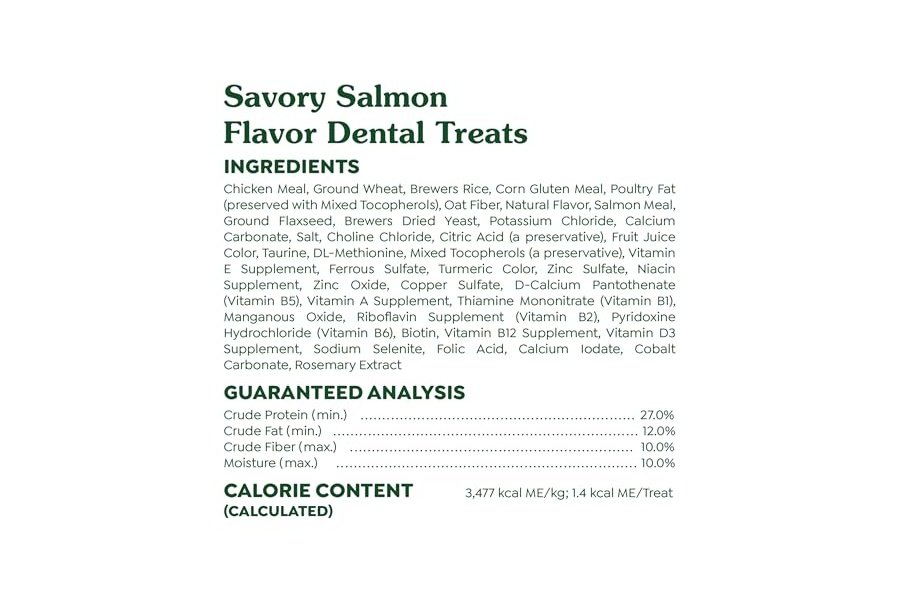 Premios dentales naturales para gatos Greenies Feline Adult con sabor a salmón, envase de 593 g - Image 8