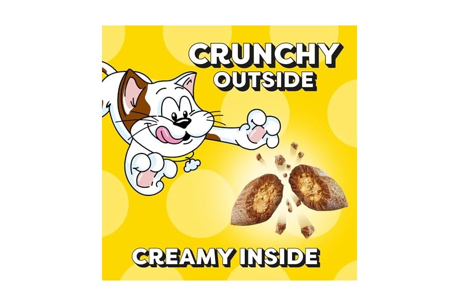 Temptations Classic Crunchy and Soft Cat Treats Sabor a Salmón, Envase de 16 oz - Image 5