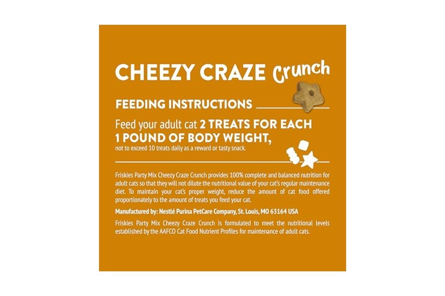 Premios para gatos Purina Friskies, mezcla para fiestas Cheezy Craze Crunch - Bolsa de 590 g - Image 9