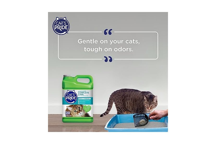 Arena aglomerante ligera y premium Cat's Pride: Cuidado completo - Hasta 10 días de control eficaz del olor - Hipoalergénica - Multigatos, sin perfume, 4.5 kg - Image 7