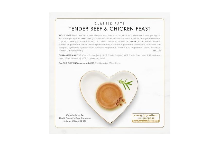 Fancy Feast - Colección de Paté Clásico de Aves y Carne de Res, Alimento Húmedo para Gatos sin Granos, Paquete Variado - (Paquete de 30) Latas de 85 g - Image 7