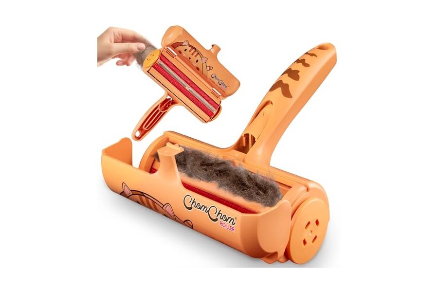 Quitapelusas Chom Chom Roller para mascotas - Rodillos quitapelusas reutilizables ChomChom para gatos y perros, para muebles, sofá, coche y ropa - Edición limitada para gatos