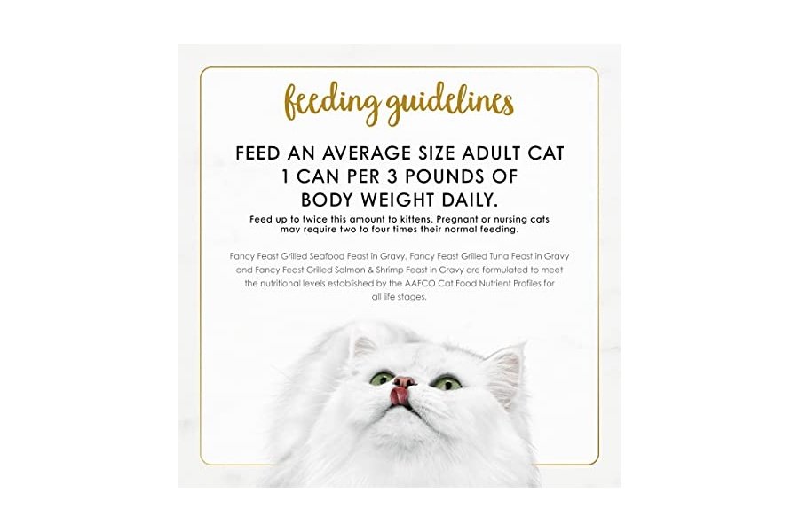 Comida húmeda para gatos Purina Fancy Feast a la parrilla con mariscos en paquete variado (paquete de 30) latas de 85 g - Image 9