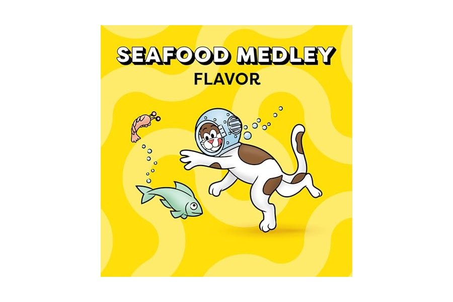 Temptations Classic Crunchy and Soft Cat Treats sabor a mezcla de mariscos, envase de 30 oz - Image 4