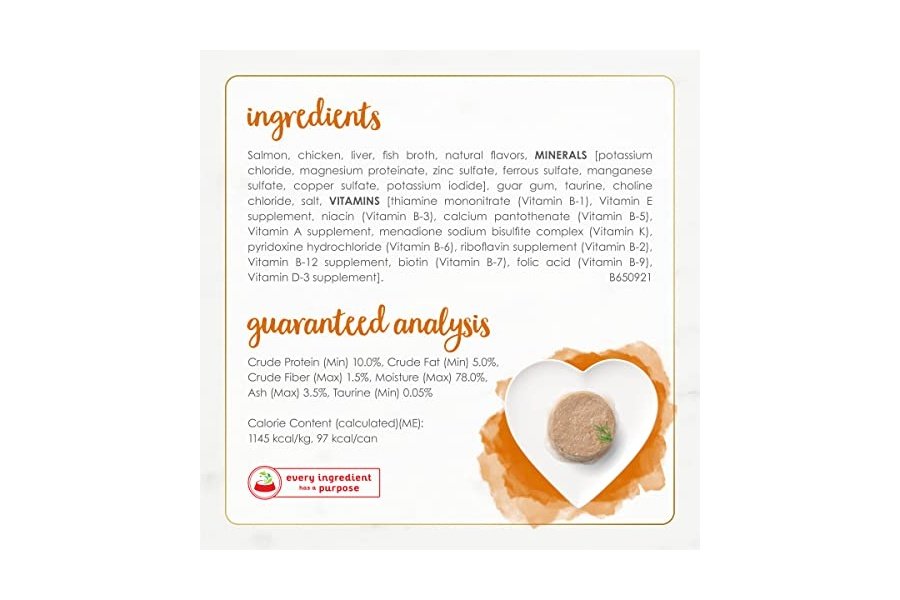 Alimento húmedo para gatos Purina Fancy Feast Paté Gourmet Naturals con receta de salmón salvaje de Alaska - (Paquete de 12) latas de 85 g - Image 5
