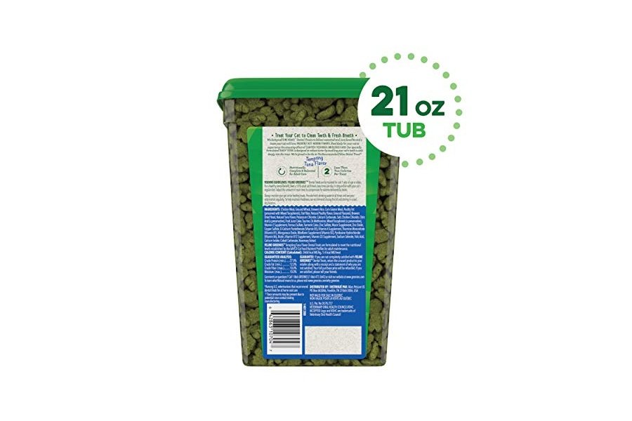 Premios para gatos Greenies Feline Natural Dental Care con sabor a atún, envase de 593 g - Image 2