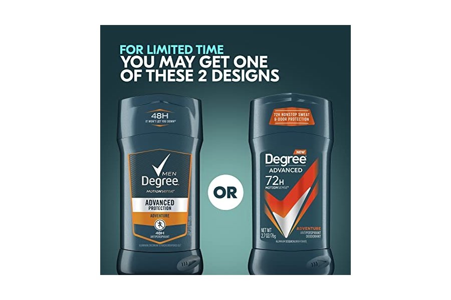 Desodorante antitranspirante Degree Men UltraClear Negro + Blanco 4 unidades Desodorante antitranspirante para hombres y sudor Adventure de 72 horas 4 unidades Para frescura y protección contra el mal olor - Image 6