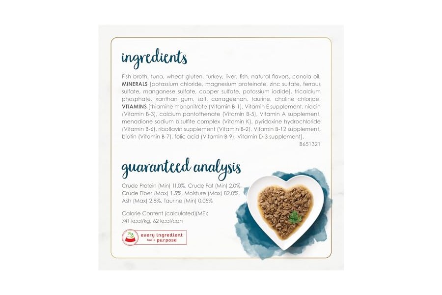 Alimento húmedo para gatos Purina Fancy Feast Gourmet Naturals con atún en salsa - (Paquete de 12) Latas de 85 g - Image 5