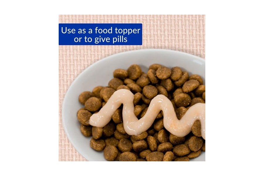 Galletas para gatos INABA Churu, sin cereales, para lamer y exprimible, puré cremoso con vitamina E y taurina, 14 g cada tubo, 24 tubos (4 por paquete), receta de atún con queso - Image 5