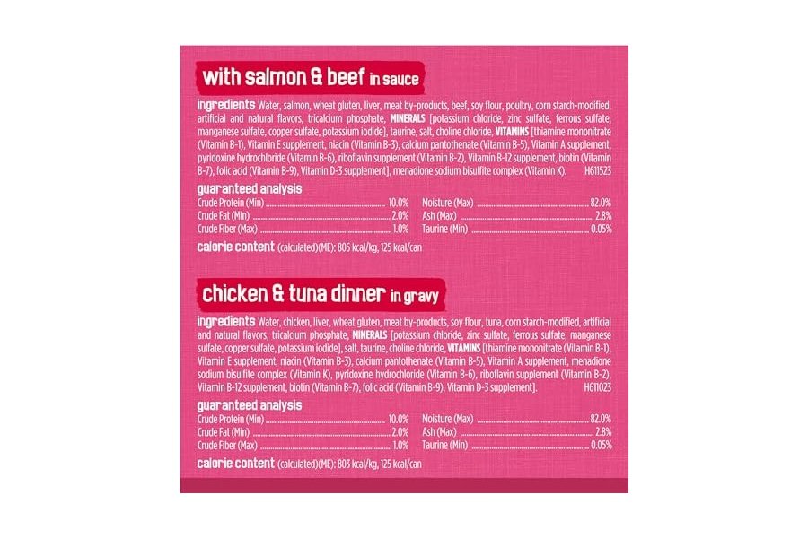Alimento húmedo para gatos Purina Friskies Gravy, paquete variado, Surfin’ and Turfin’ Prime Filets Favorites - Lata de 48 unidades - Image 7